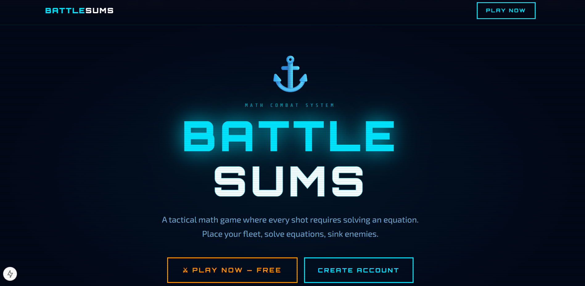 Battle Sums website